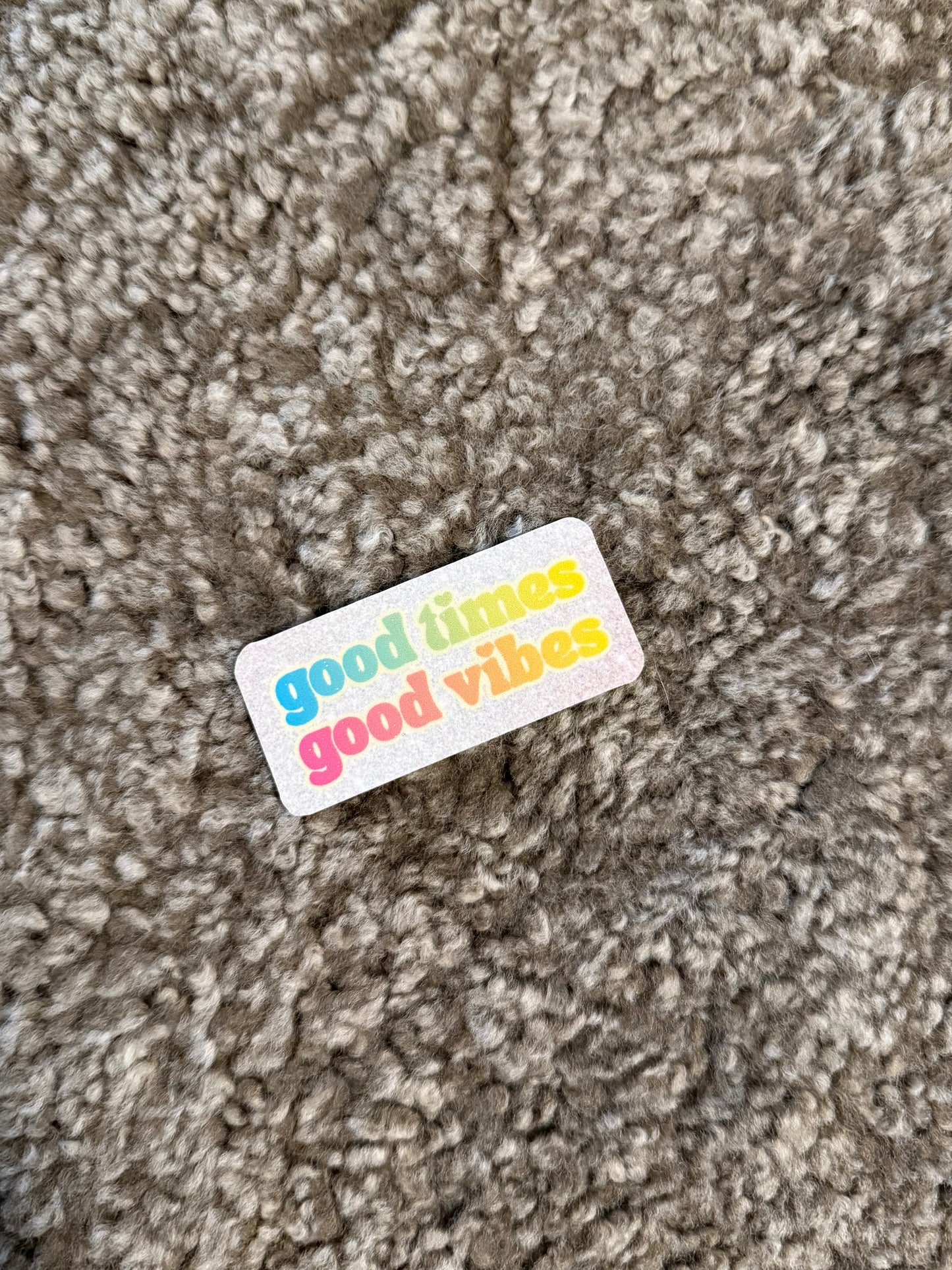 Good Vibes Good Times - tarra (glitter)
