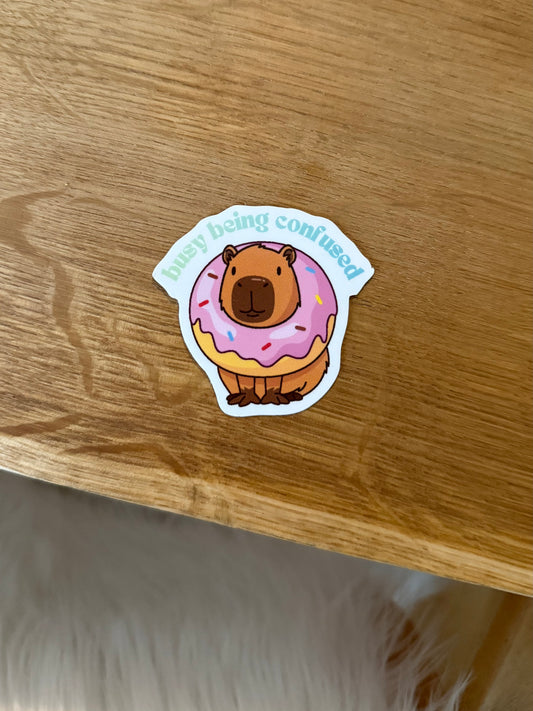 Söpösti Pihalla - tarra